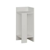 Comodino classico bianco 25x27x60h cm - Germana