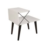 Comodino classico bianco 50x40x55h cm - Newton