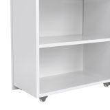 Comodino classico bianco lucido 164x26x79h cm - Delfino