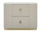 Comodino classico crema e oro 60x40x47h cm - Christov