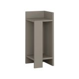 Comodino classico tortora 25x27x60h cm - Germana