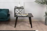 Comodino design grigio cenere 50x40x55h cm - Newton
