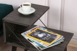 Comodino design grigio cenere 50x40x55h cm - Newton