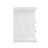 Comodino in legno bianco 43x40x58h cm - Alichin