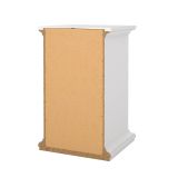 Comodino in legno bianco 43x40x69h cm - Mauricette
