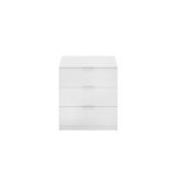 Comodino in legno bianco 50x34x58h cm - Arnad
