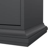 Comodino in legno grigio 43x40x69h cm - Mauricette