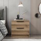 Comodino in legno noce 50x47x40h cm - Iune