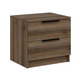 Comodino in legno noce 50x47x40h cm - Iune