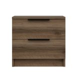 Comodino in legno noce 50x47x40h cm - Iune