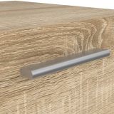 Comodino in legno quercia 40x40x42h cm - Apolla