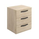 Comodino in legno rovere 40x44x53h cm - Aiga