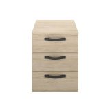 Comodino in legno rovere 40x44x53h cm - Aiga
