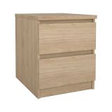 Comodino in legno rovere 50x40x49h cm - Azar