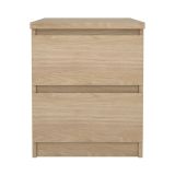 Comodino in legno rovere 50x40x49h cm - Azar