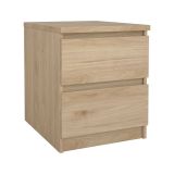 Comodino minimal rovere 50x40x49h cm - Daiki