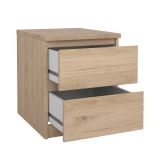 Comodino minimal rovere 50x40x49h cm - Daiki