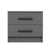 Comodino moderno antracite 50x47x40h cm - Iune