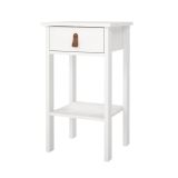 Comodino moderno bianco 40x34x70h cm - Inday