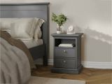 Comodino moderno grigio 43x40x58h cm - Alichin