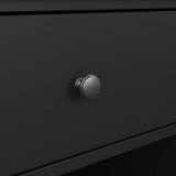 Comodino moderno nero 47x43x63h cm - Pascal