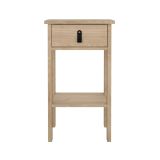 Comodino moderno rovere 40x34x70h cm - Inday