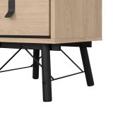 Comodino moderno rovere 43x40x59h cm - Jean
