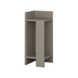 Comodino stretto tortora 25x27x60h cm - Asterix