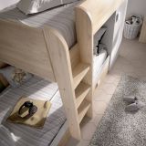 Composizione camera da letto Pax, 255x112h150 cm, Bianco e Rovere