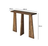 Consolle 100x28x83h cm quercia - TomoeGozen