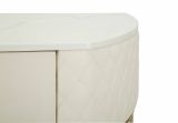 Consolle 100x40x75h cm bianco e oro - Niccolo