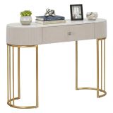 Consolle 100x40x75h cm crema e bianco - Abstraktes