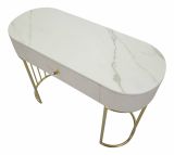 Consolle 100x40x75h cm crema e bianco - Abstraktes