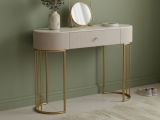 Consolle 100x40x75h cm crema e bianco - Abstraktes