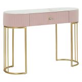 Consolle 100x40x75h cm rosa e bianco - Abstraktes