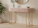 Consolle 100x40x75h cm rosa e bianco - Abstraktes