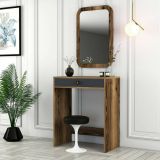 Consolle 70x84x40h cm noce e antracite - Baunei
