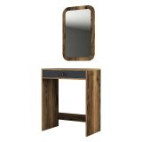 Consolle 70x84x40h cm noce e antracite - Baunei