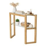 Consolle 85x31x85h cm quercia - Barga