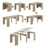 Consolle allungabile 4-10 posti quercia - Maner