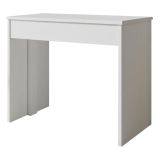 Consolle Allungabile Bianco 12 Posti Allungabile 302x75x90h cm, Meccanismo Estensione Allunghe Centrali - Luisago
