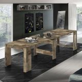 Consolle allungabile effetto legno 4-12 posti acero - Anello