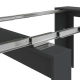 Consolle allungabile elegante 4-10 posti antracite - Abicitren