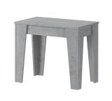 Consolle Allungabile Grigio Cemento Allungabile 12 Posti 305.6x90x75.2h cm, Meccanismo Estensione Allunghe Centrali - Gizio