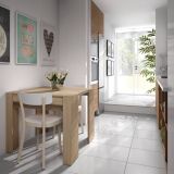 Consolle allungabile legno 4-10 posti rovere - Abicitren
