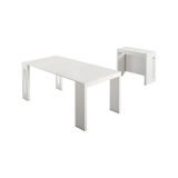 Consolle allungabile moderna 4-8 posti bianco - Akam
