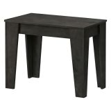 Consolle Allungabile Nero Antracite Allungabile 12 Posti 305.6x90x75.2h cm, Meccanismo Estensione Allunghe Centrali - Gizio