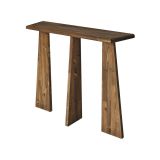 Consolle Arcturus, Tavolo allungabile multiuso, Consolle ingresso, Ripiano con allunghe, 100x28h83 cm, Noce