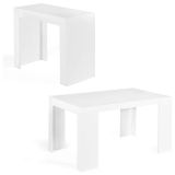Consolle Bianco Colore Ripiano Bianco 144x90x76.6h cm, - Nairis