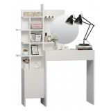 Consolle con specchio 71x35x83h cm bianco - Pago